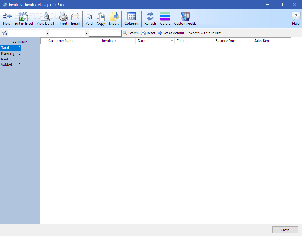 Photo #3 for Invoice Manager for Excel