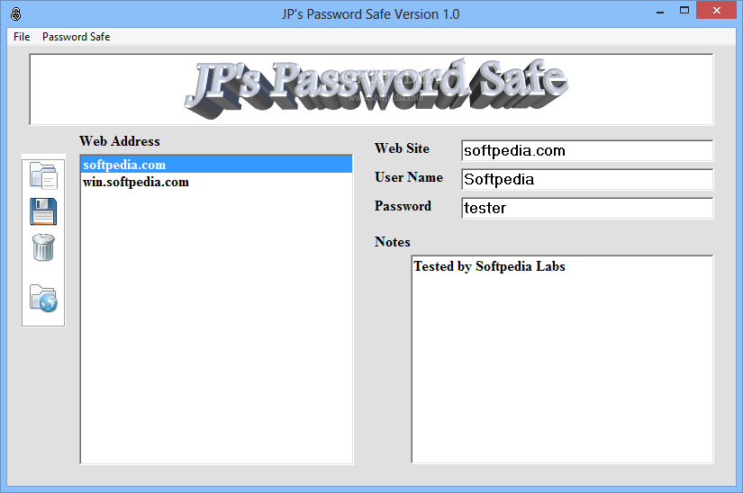 Photo #1 for JP's Password Safe