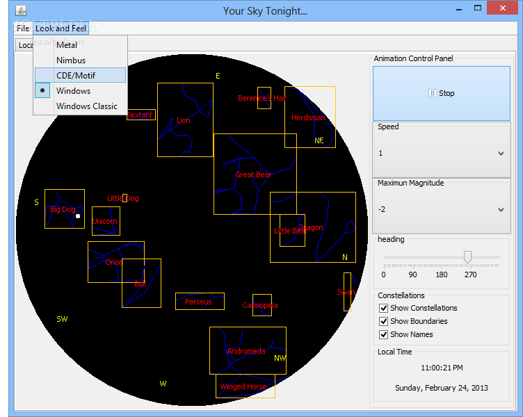 Photo #4 for Java Star Chart Screenshot