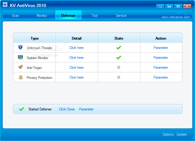 Photo #3 for Jiangmin Antivirus KV 2010