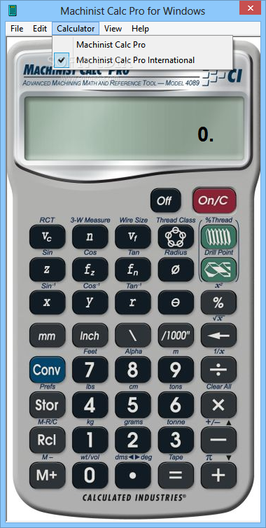 Photo #4 for Machinist Calc Pro for Windows