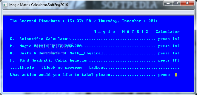 Magic Matrix Calculator Logo
