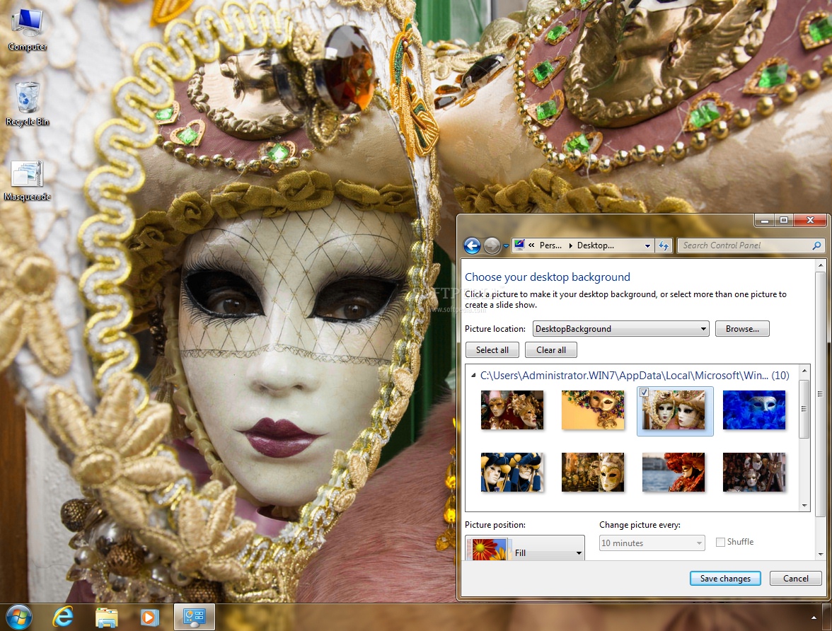 Masquerade Theme Logo