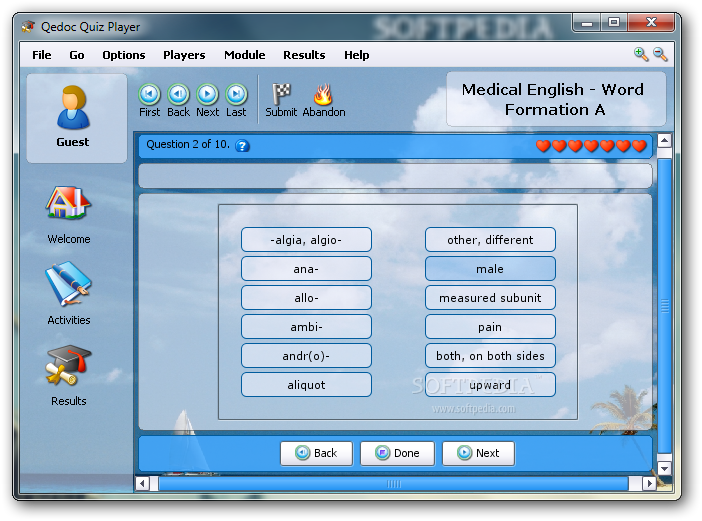 Medical English - Word Formation A Logo