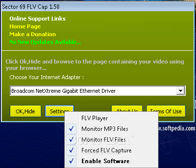 Photo #2 for FLV Cap (formerly Mega Video Downloader)