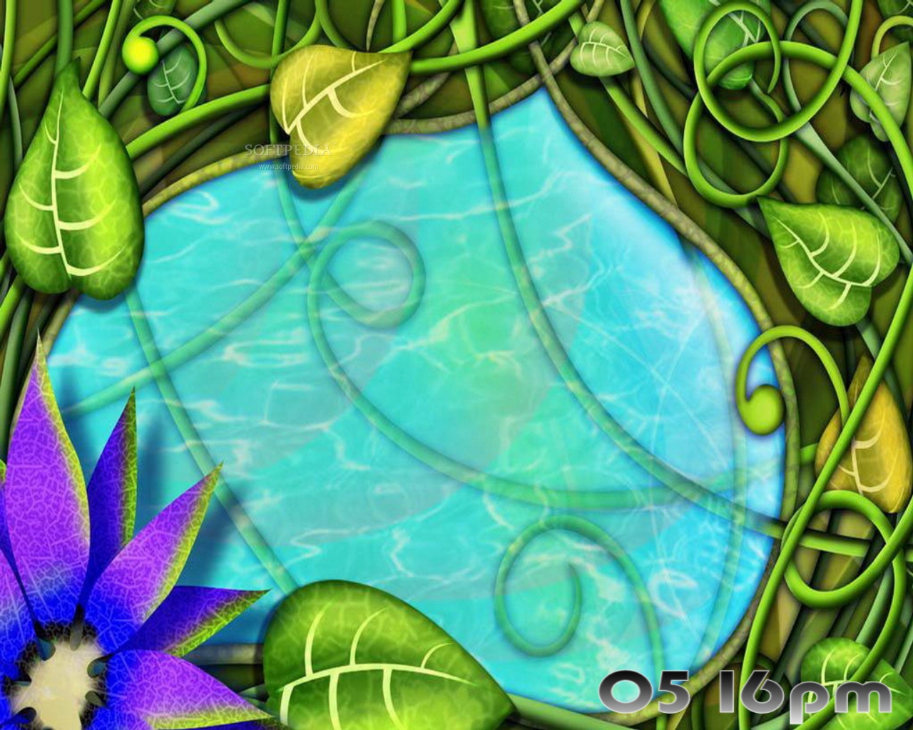 Nature Paintings Free Screensaver Logo