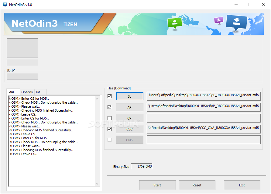 NetOdin3 for Tizen Logo