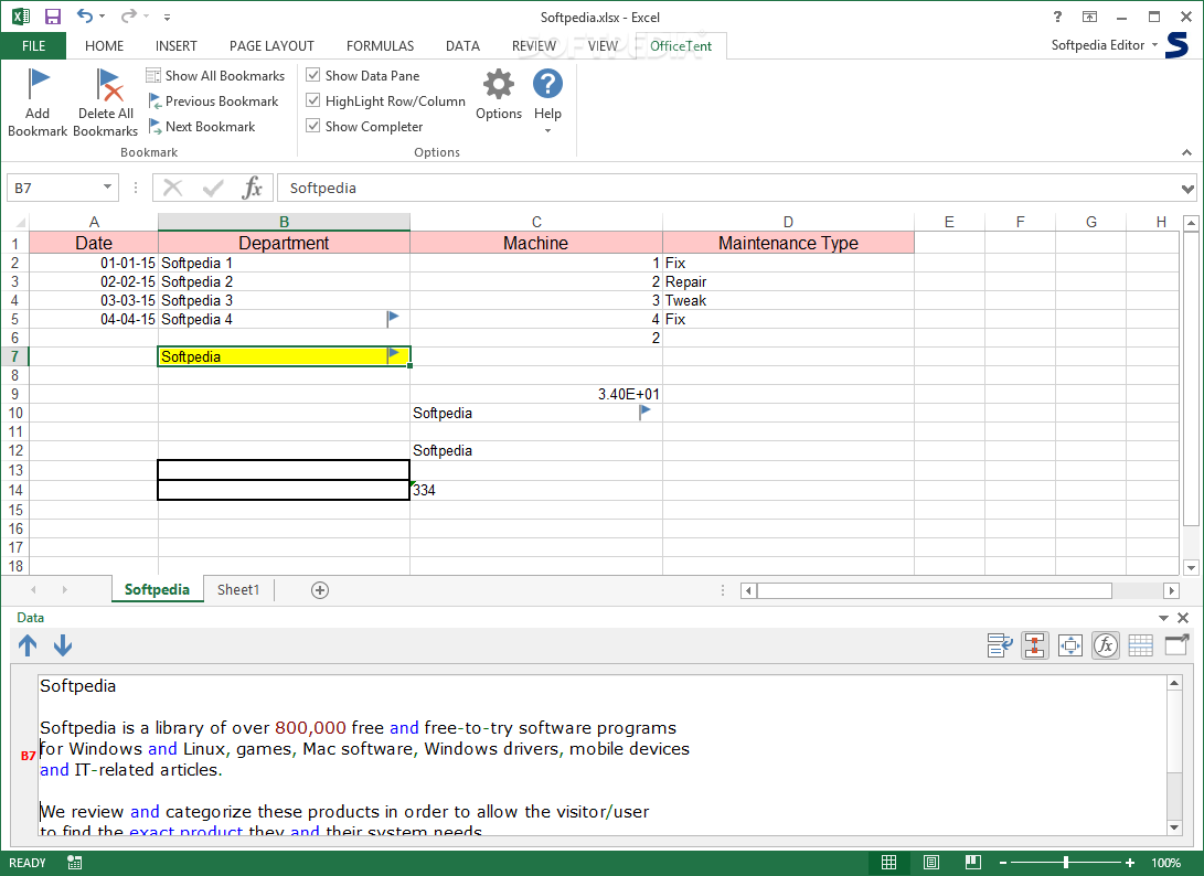 Photo #1 for OfficeTent Excel Add-in