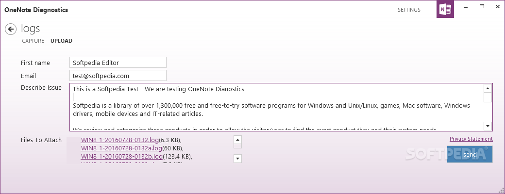 Photo #3 for OneNote Diagnostics