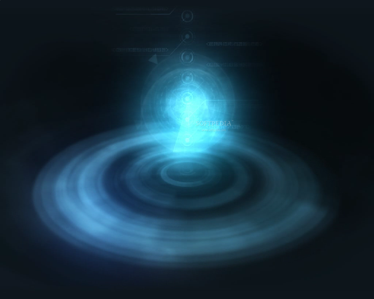Pulsing orb Logo