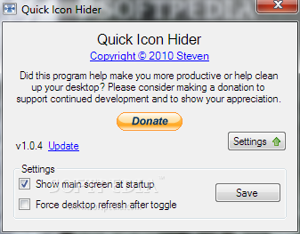 Quick Icon Hider Logo