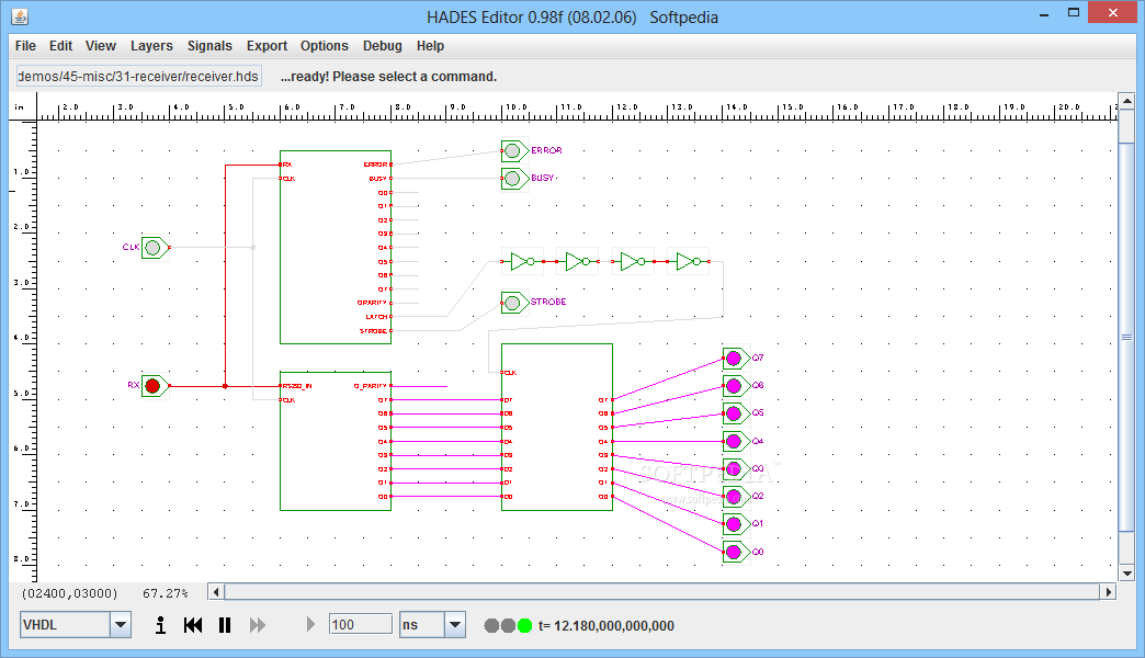 RS232 receiver Logo