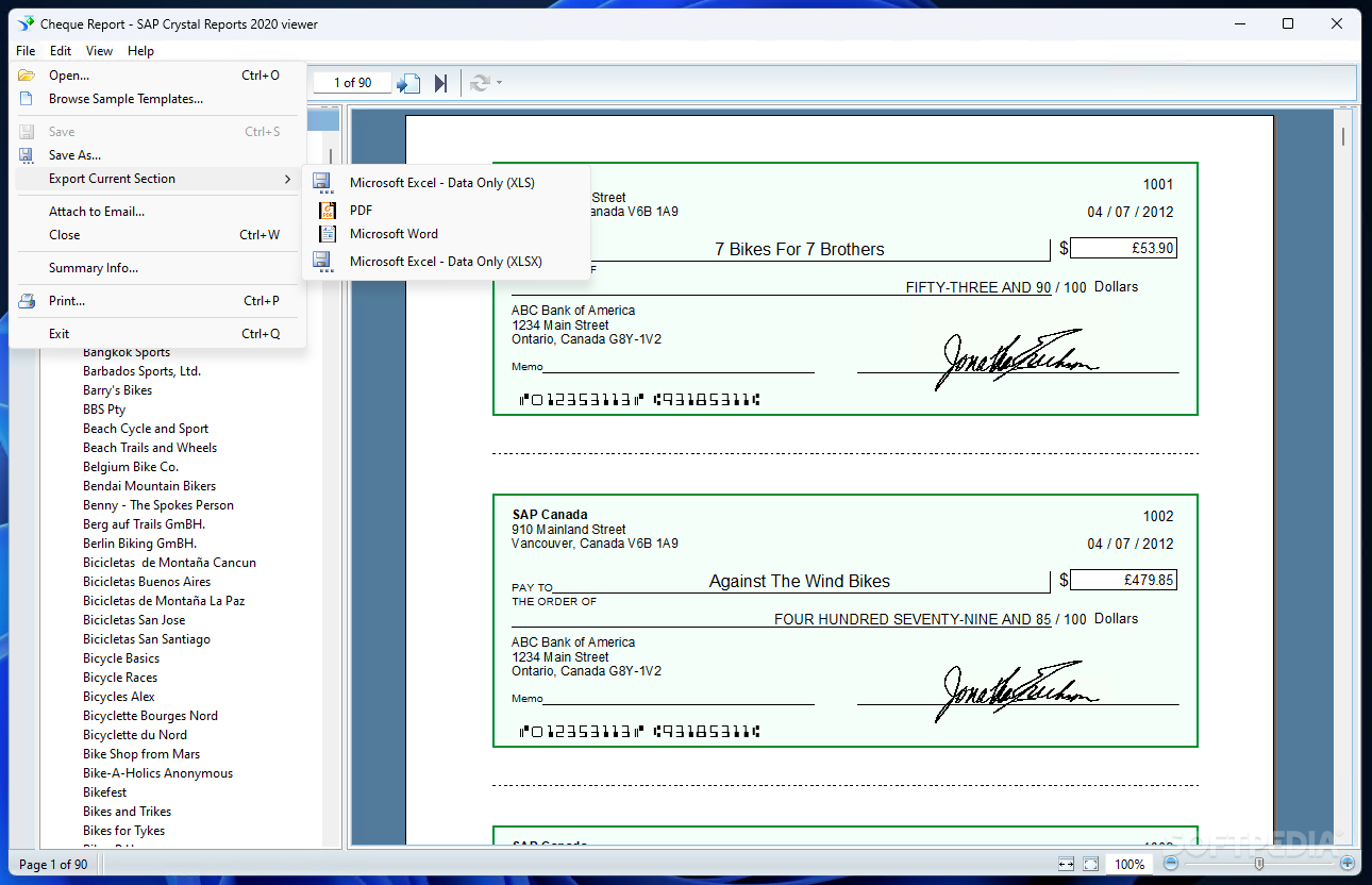 Photo #2 for SAP Crystal Reports Viewer