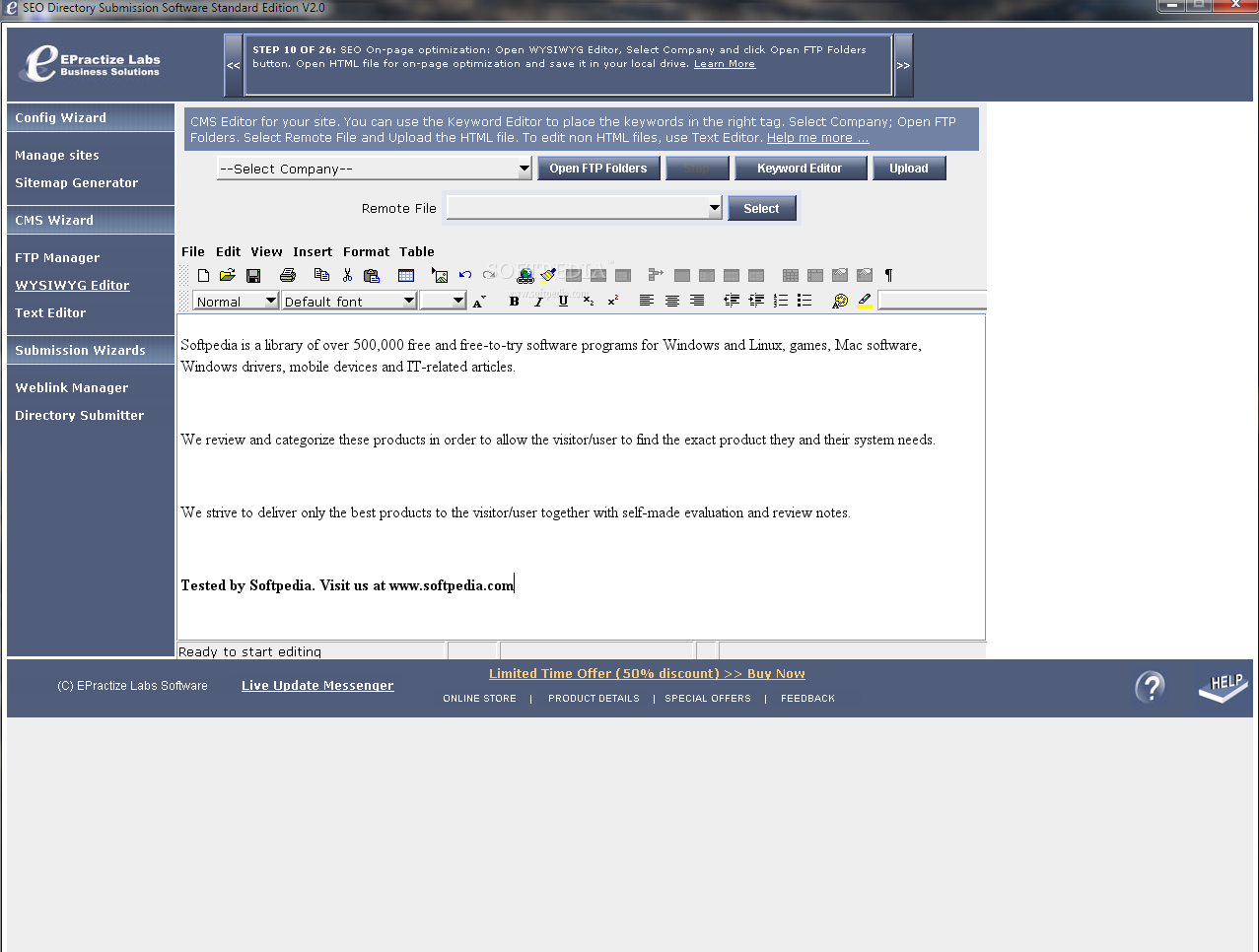 SEO Directory Submission Software Logo