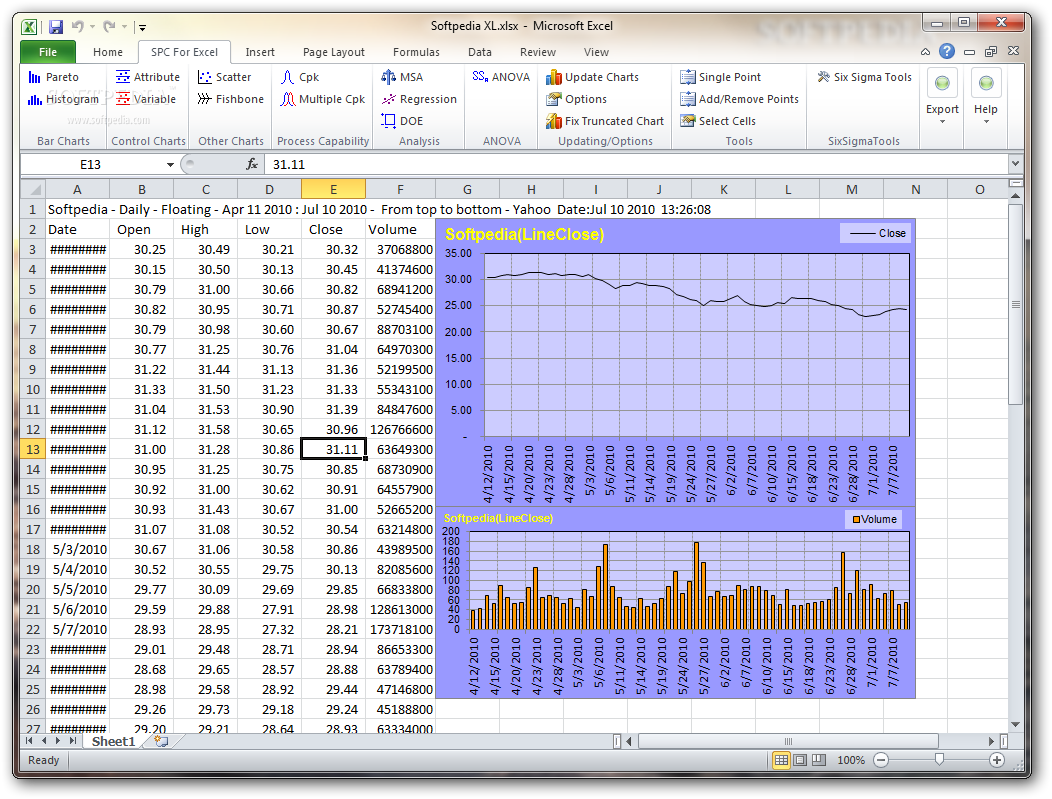 Photo #1 for SPC for Excel