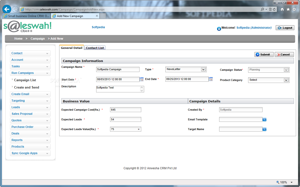 Photo #7 for Saleswah Lite Outlook CRM Addin