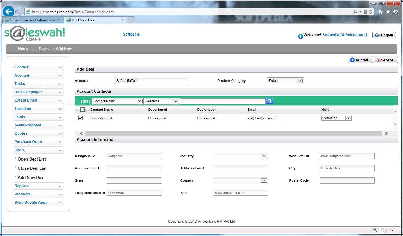 Photo #9 for Saleswah Lite Outlook CRM Addin