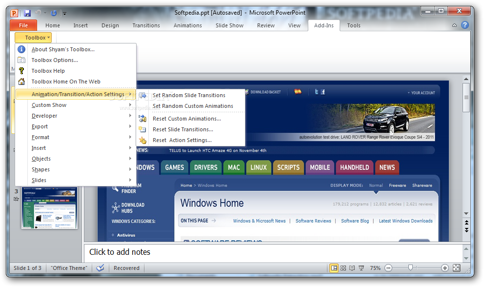 Screenshot 1