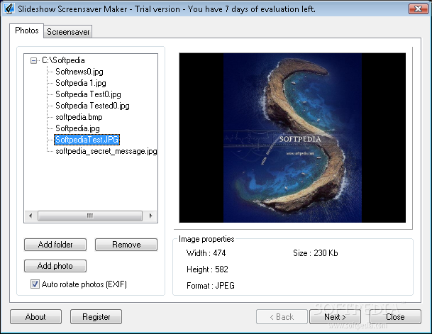 Photo #1 for Slideshow Screensaver Maker