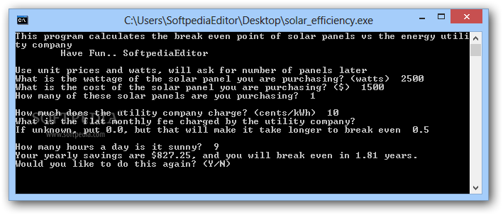 Solar Panels Cost Efficiency Logo