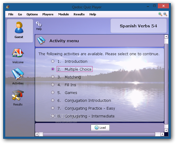 Spanish Verbs 54 Logo