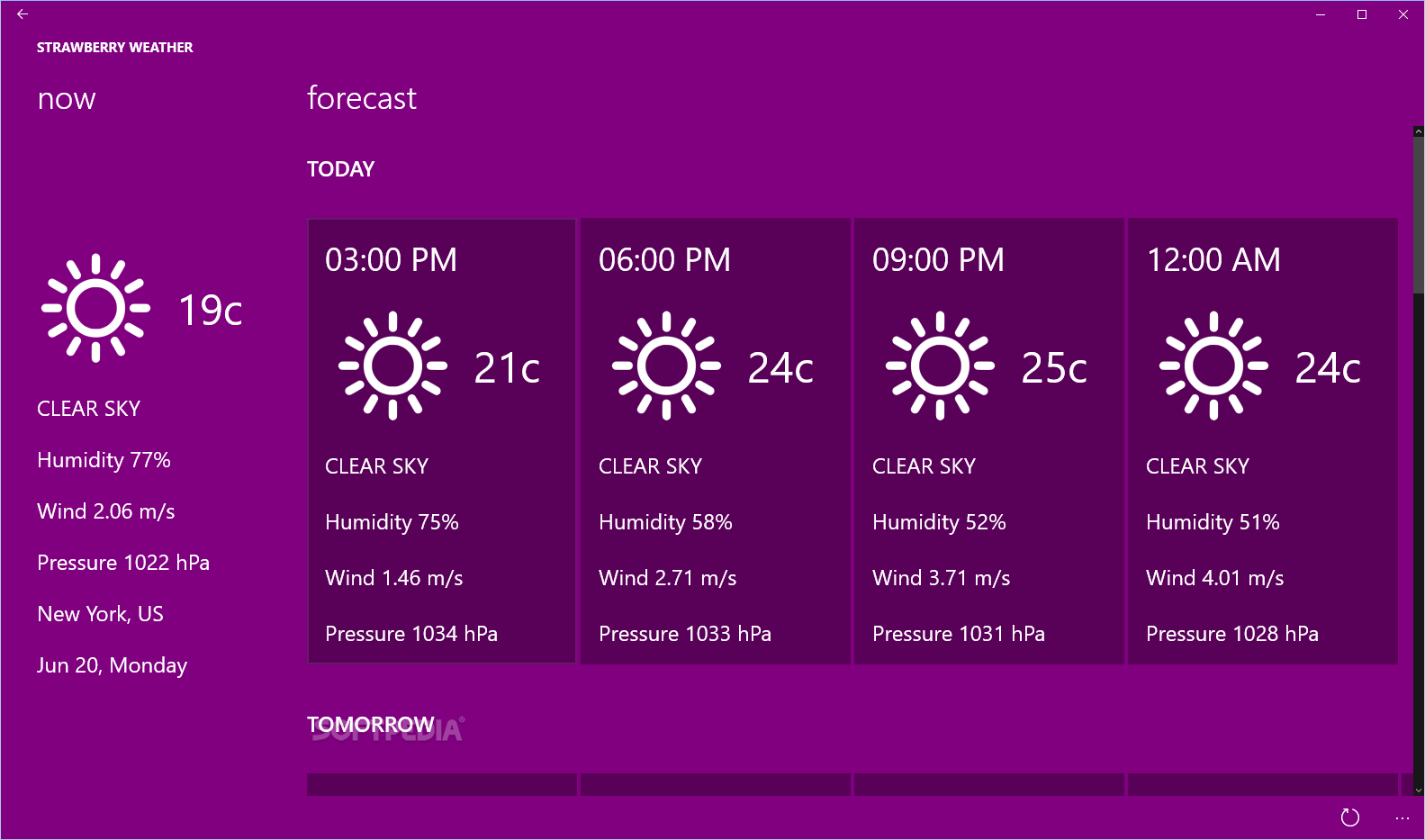 Strawberry Weather Logo