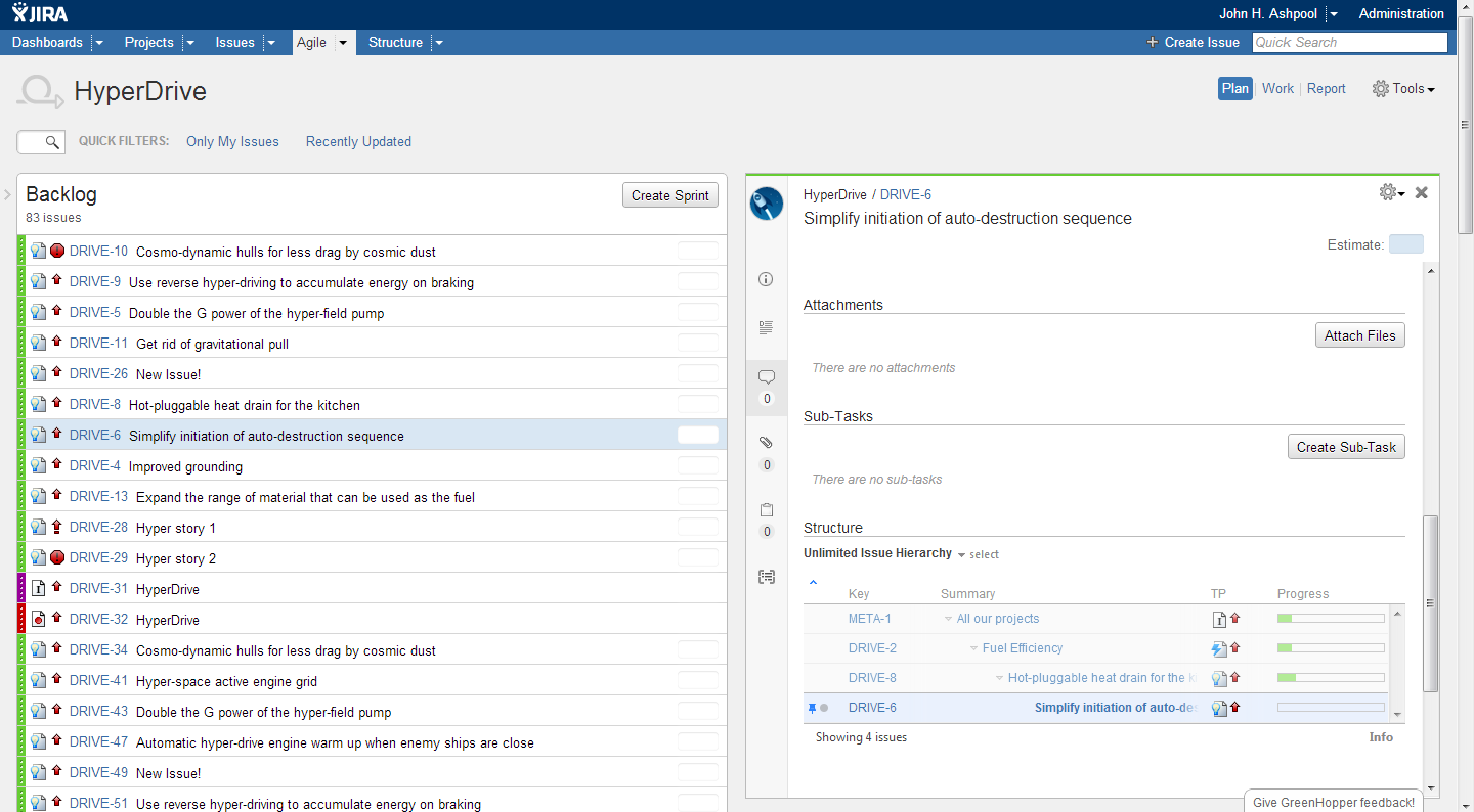 Photo #1 for Structure for JIRA