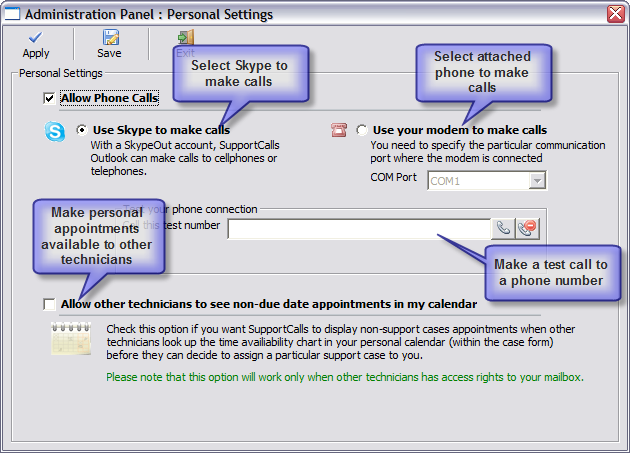 Photo #6 for SupportCalls with Outlook