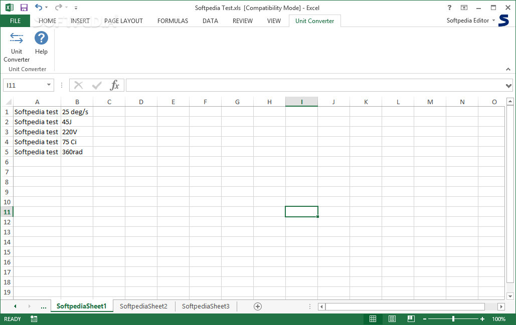 Photo #1 for Unit Converter for Excel