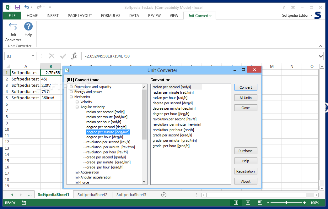 Photo #2 for Unit Converter for Excel