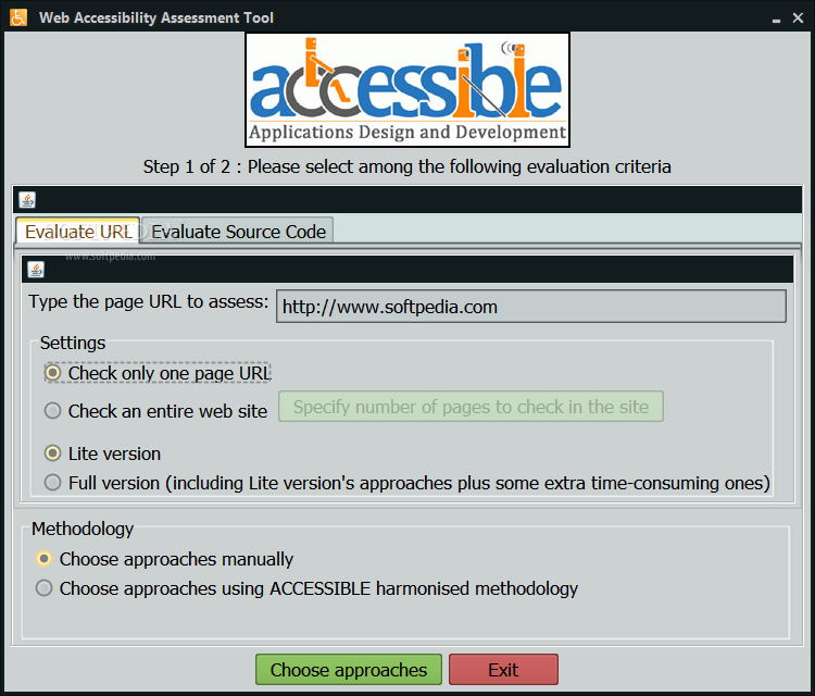 Photo #1 for Web Accessibility Assessment Tool