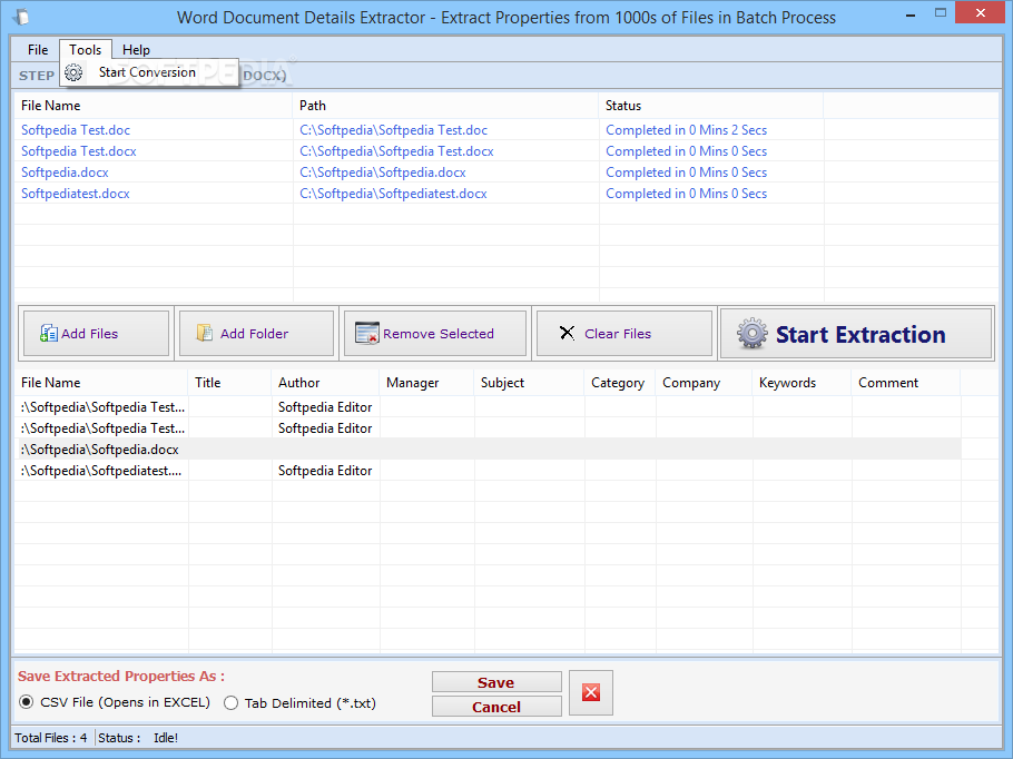 Photo #4 for Word Document Details Extractor