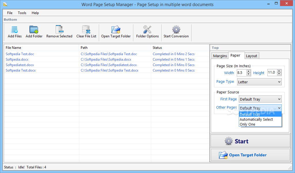 Photo #2 for Word Page Setup Manager