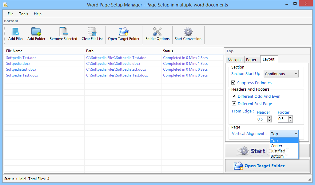 Photo #3 for Word Page Setup Manager