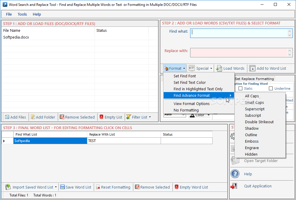 Photo #2 for Word Search and Replace Tool