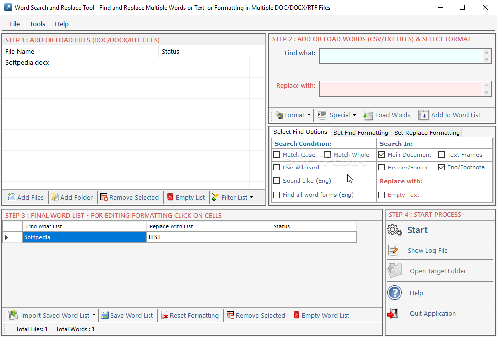 Photo #4 for Word Search and Replace Tool