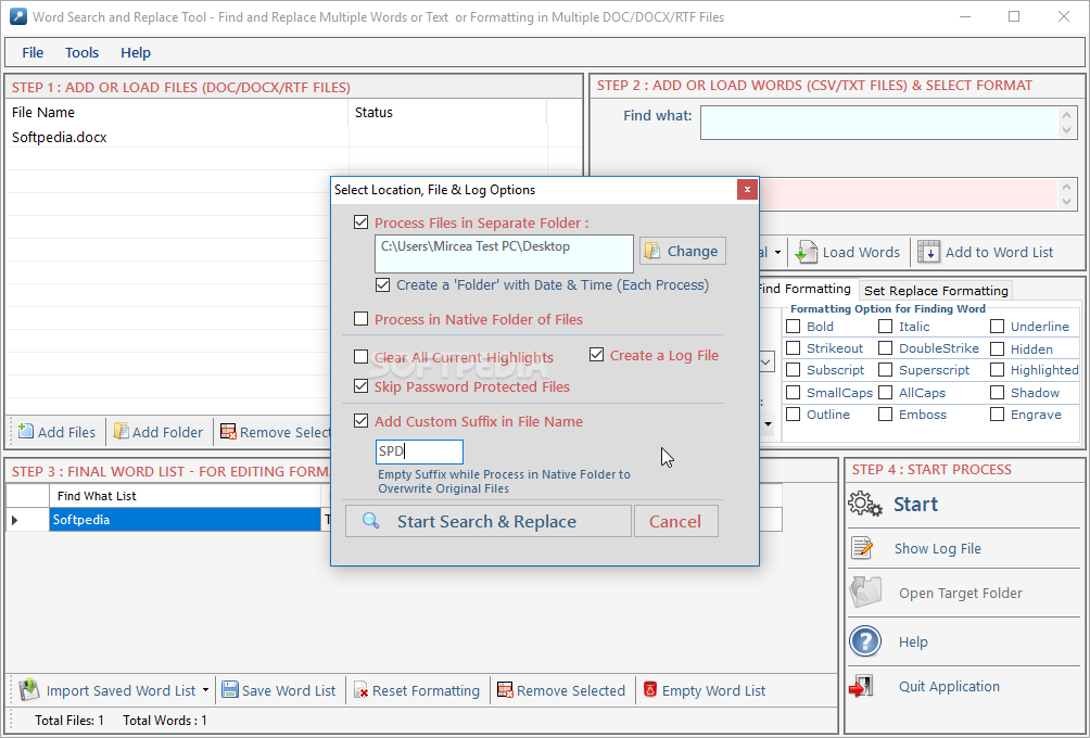 Photo #5 for Word Search and Replace Tool