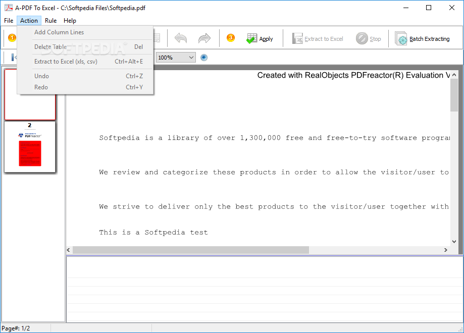 Photo #3 for A-PDF To Excel
