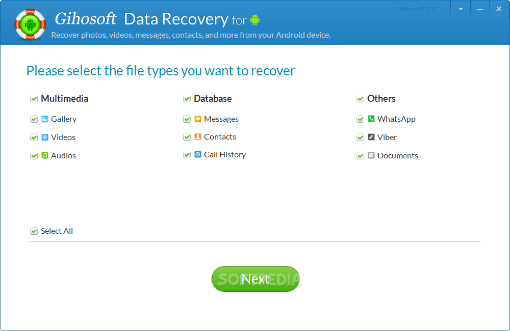 Photo #1 for Gihosoft Android Data Recovery