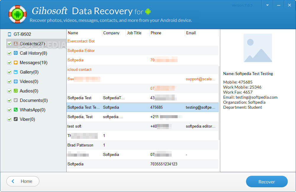 Photo #3 for Gihosoft Android Data Recovery