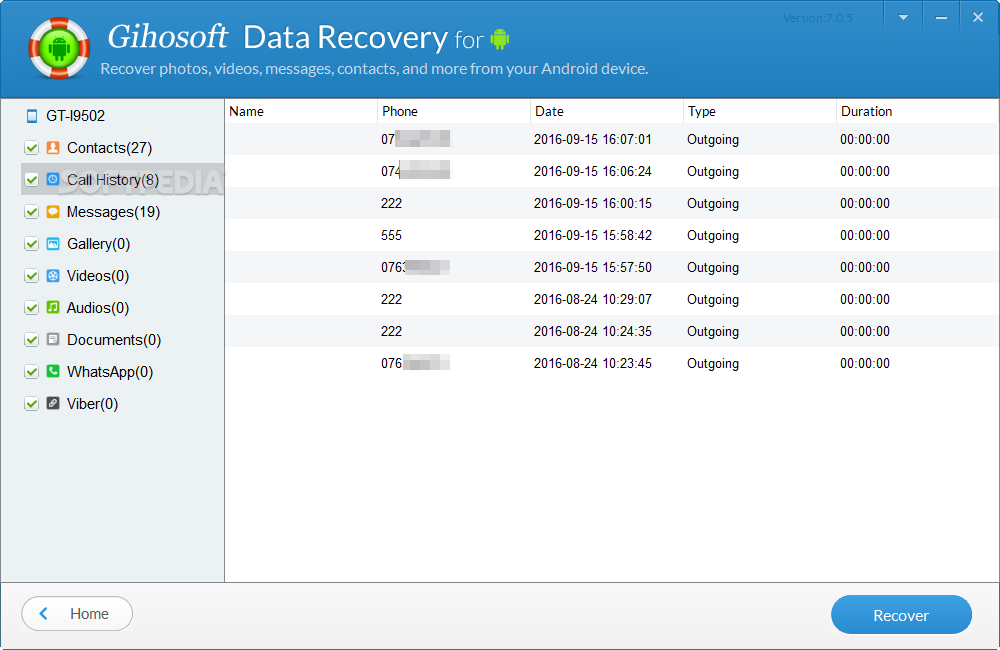 Photo #4 for Gihosoft Android Data Recovery