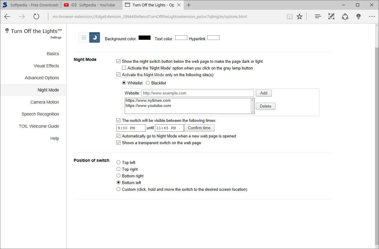 Photo #10 for Turn Off the Lights for Microsoft Edge