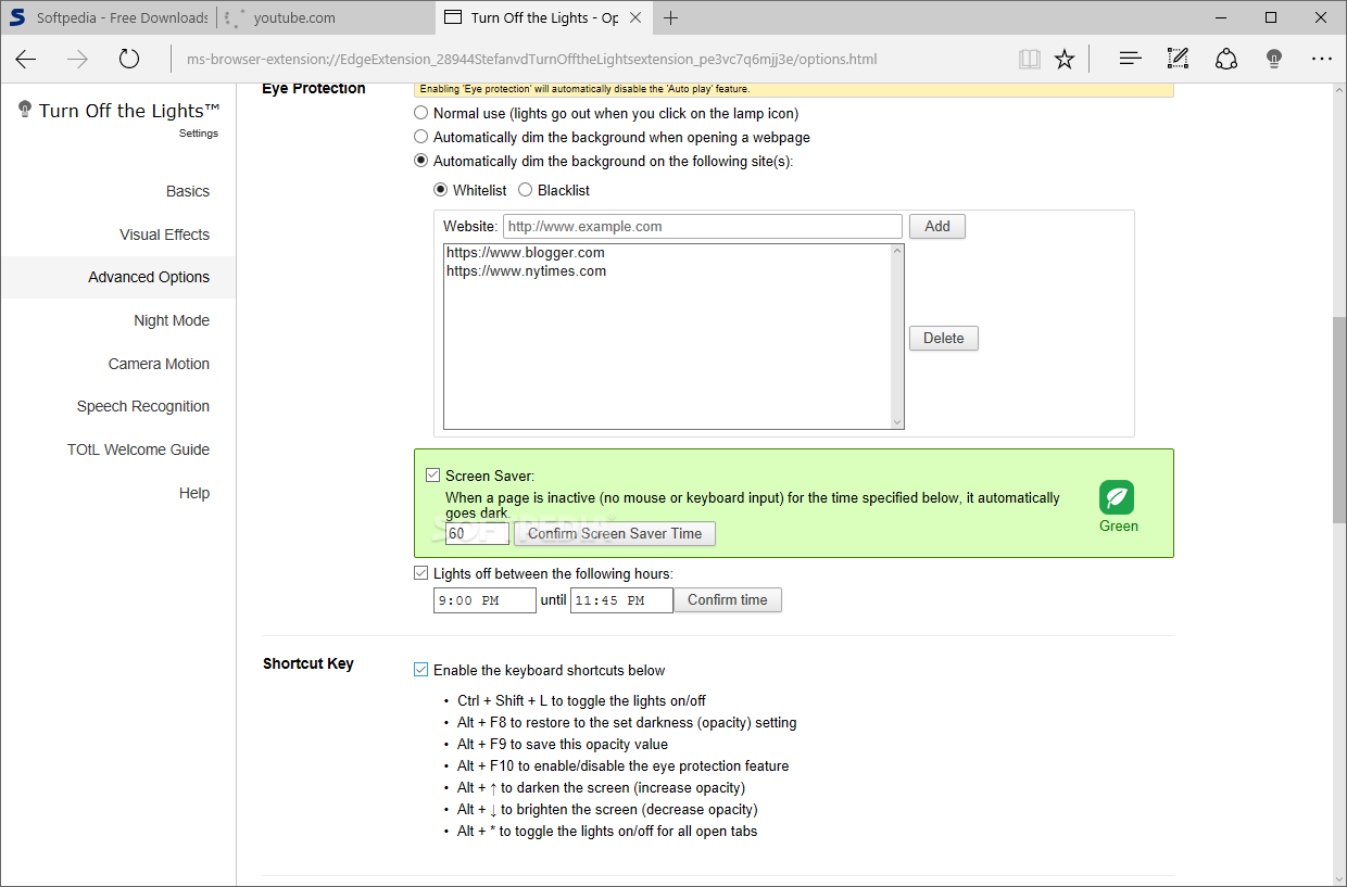 Photo #8 for Turn Off the Lights for Microsoft Edge