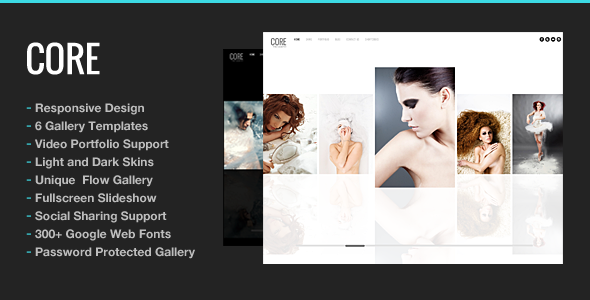 Core | Photography WordPress Logo