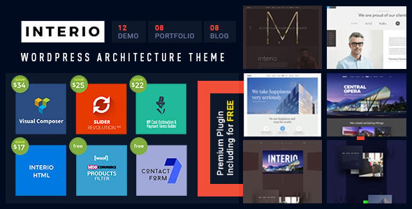 Interio — Architecture WordPress Theme Logo