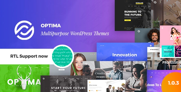 Optima - Multipurpose WordPress Theme Logo